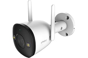 IMOU Bullet 2 4MP - Outdoor Bullet Camera, Super HD 2K with Full Colour Nightvision, Built In Spotlights, AI Human Detection, 2 Way Audio, 110dB Siren & Local Hot-Spot Connection - H.265