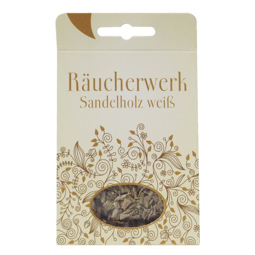 Landkaufhaus Räucherwerk Sandelholz weiß Räucherwerk, 2er Pack (2 x 10 g)