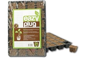 HGA Garden Eazy Plug 24er Anzuchttray, Tray, Weiß, Outdoor, 30.5 x 20 x 3 cm