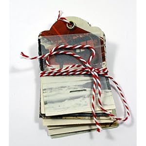 Geschenkanhänger vintage Papier handgemacht