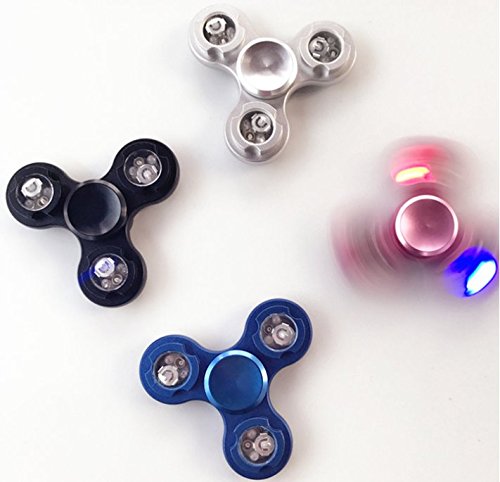 DOFOX Fid-get Hand-spinner Finger toy (Three led rings)