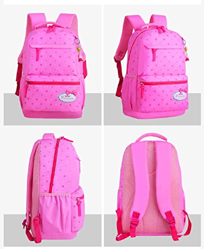 Greeniris Enfant Mignonne Cartable Femmes Sac à dos 3 Pcs