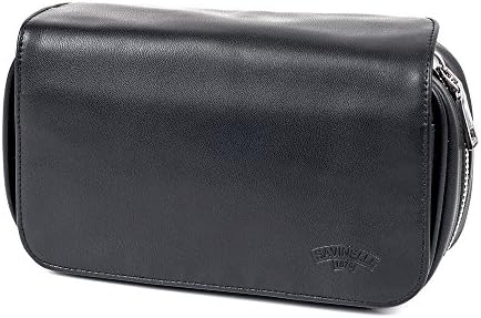 Black Tobacco Pipe Bag Pouch Case Pipe Pocket Pipe Tool Pocket for 3 Pipes