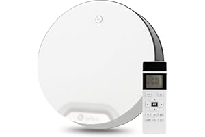 LEFANT Robot Aspirapolvere,Aspirazione Potenza 4500Pa,Fino a 165 Minuti di Autonomia,4 Modalità di Pulizia,Controllato tramite telecomando,Ideale per Peli di Animali Aspirapolvere Robot N1R