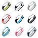 Produktbild XIHAMA Armband für Xiaomi Mi Band 3 / Mi Band 4, Silikon Ersatzband Fitness Sport Aktivität Ersatzarmbänder (A Set (9pcs))