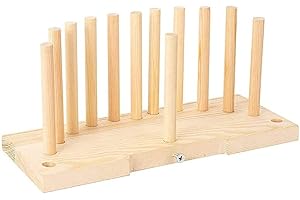 Wooden Bow Maker for Ribbon Wreath,URMAGIC Oval Bow Making Tool,Double Sided Ribbon Bow Making Tool,Detachable Wreath Bow Maker,Multipurpose DIY Ribbons Crafts,Not Including Ribbons