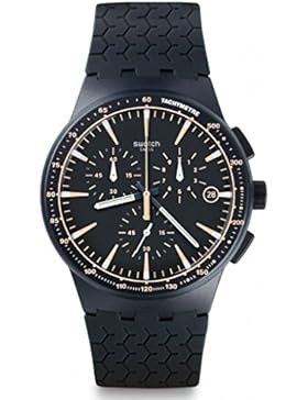 Swatch Herren-Armbanduhr Chronograph Quarz Silikon SUSN407