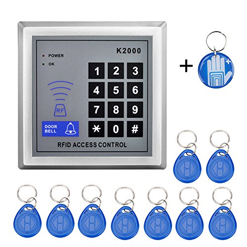 OBO HANDS libres d'expédition haute sensibles 125 kHz contrôle d'accès clavier RFID lecteur de carte Système de contrôle d'accès de porte pour maison/Apartment-kd2000 (K2000)