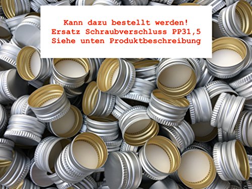 24 leere Glasflaschen 250ml MAR Saftflasche Likörflaschen Schnapsflaschen Ölflaschen Flaschen Wasserflasche aus Glas zum selbst befüllen von slkfactory - 3