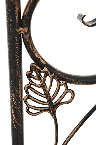 CLP Metall-Rosenbogen AURORA, 2 verschiedene Aufbau Möglichkeiten, pulverbeschichtet, sehr stabil bronze - 8