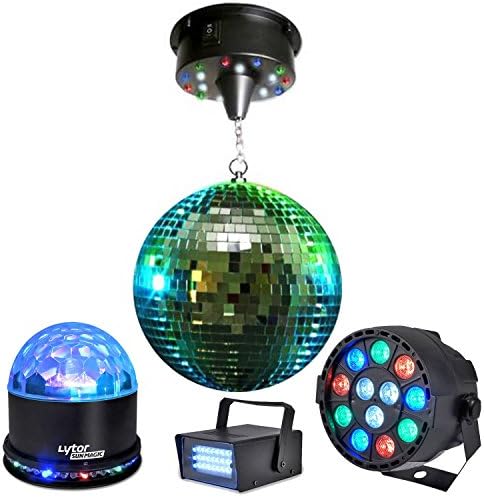 Mini Strobe Light Disco Ball 30 cm Sunmagic Mini- RGBW
