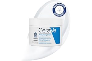 CeraVe - Crema Hidratante para Cara y Cuerpo, Ideal para Pieles Secas a Muy Secas, Hidrata y Restaura la Barrera Cutánea, Enriquecida con Ceramidas Esenciales y Ácido Hialurónico