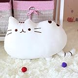 Weichem Plüsch Süße Katze Form Kissen kissenpolster Sofa Spielzeug Wohnkultur 5 Farbe (Weiß) - 8