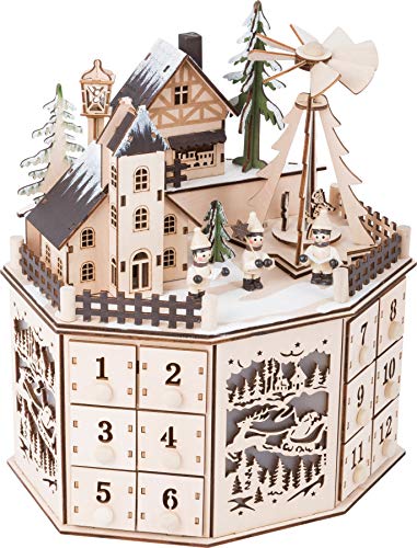 Preisvergleich Produktbild Furtwängler Adventskalender aus Holz mit Pyramide