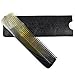 Parker Safety Razor Hand Made Real Ox Horn Pocket Comb & Leather Case