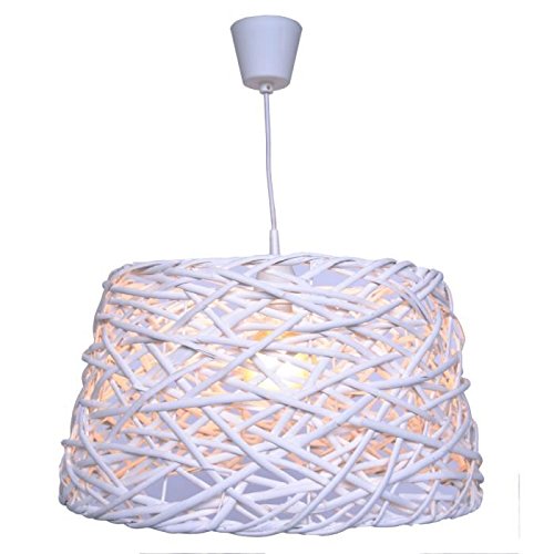 Preisvergleich Produktbild Occitane Lustre - suspension boule en osier 40cm
