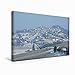 Produktbild Calvendo Premium Textil-Leinwand 45 cm x 30 cm Quer Schnee Sancerre | Wandbild, Bild auf Keilrahmen, Fertigbild auf Echter Leinwand, Leinwanddruck Orte Orte