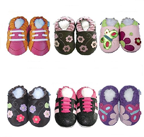 Lederhausschuhe Jinwood Krabbelschuhe Baby Hausschuhe - 2