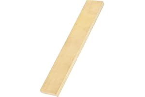 sourcing map 1 Pcs H62 Brass Flat Bar Stock, 0.26"x1"x6" Square Metal Solid Brass Bars for Knife Making DIY Handicrafts Architectural Decoration Industry Thermal Conductivity