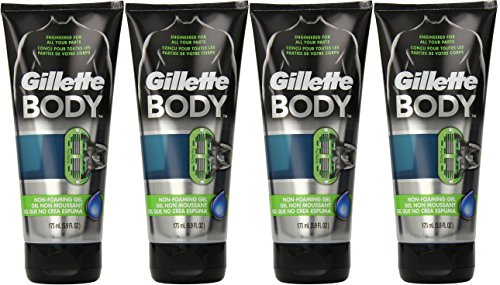 Preisvergleich Produktbild Gillette Body transparent Tube Rasiergel 175 ml (4 Stück)