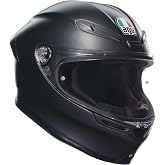 AGV K6 S Motorcycle Helmet Mono Indoor Helmet Matt Black L