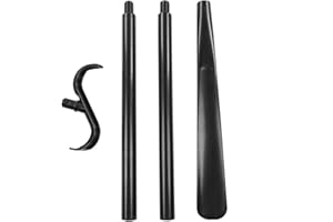 SEMITER Ideal Gift Detachable Dressing Stick, High Quality Black Dressing Stick, Durable Long Patient for Older