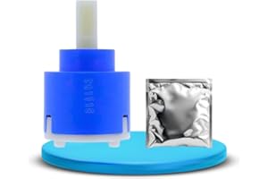 LAXARA® | Cartouche céramique universelle 35 mm 121894 + graisse pour robinets de robinet - pour robinets de cuisine haute pression | (121894 + graisse pour robinets)