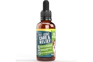 Petforia Pain Relief Liquid For Dogs | Relieves Joint Pain in Dogs |100% Natural | Dog Pain Relief Anti Inflammatory | Fast Acting Formula| Pain Relief for dogs | Glucosamine For Dogs - Pack of 1