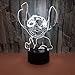 Produktbild 3D LED Licht Nachtlicht Optische Täuschung Lampe Schreibtischlampe Tischlampe Nachtlicht 7 Farben mit Acryl-Ebene & ABS Basis & USB-Ladegerät Hündchen