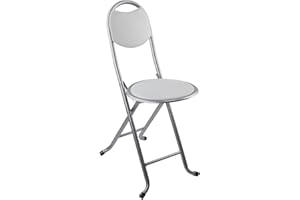 7H SEVEN HOUSE Tabouret pliant haut avec dossier 32 x 36 x 73,5 cm 7house