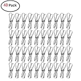 【 Muchos usos 】---Estas pinzas útiles pueden agarrar los calcetines, la ropa interior, la ropa del bebé, las toallas, también como pinzas para la ropa, los clips de la capilla de la ducha, los pequeños clips de las toallas, los clips de papel, los clips de la bolsa, el etc.