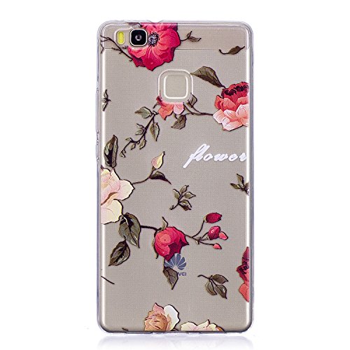 Preisvergleich Produktbild Huawei P9 Lite Handy Hülle Durchsichtig mit Muster, Docrax Handyhülle Silikon Stoßfest Kratzfest Schutzhülle Bumper Case für Huawei P9Lite - DOHEX43305 #4