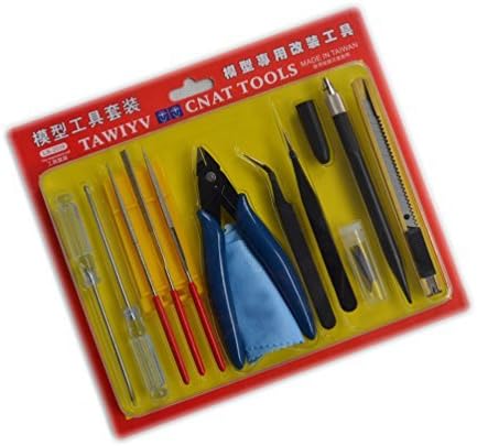 Modeler Basic Tools Craft Set Kit for Gundam Car Model Building by RIYIN