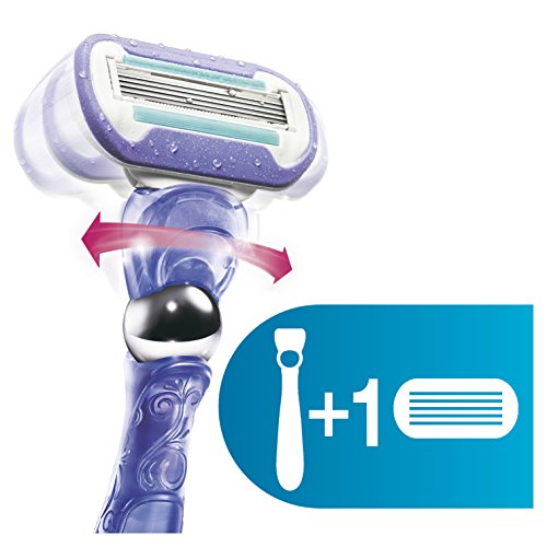 Gillette Venus Swirl Damenrasierer mit Flexiball Technologie, 1 Stück - 2