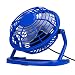 Produktbild LCLrute Tischventilator Klemme für Zuhause Büro Portable Mini Lüfter Super Mute PC USB Kühler (Blau)