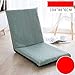 Produktbild BLSTY Zaisu Tatami Faltbar Bodenstuhl mit Gepolsterter, Faules Sofa Meditationsstuhl für Beim Lesen TV-Schauen Seminar-Häuse Gaming Beinloser Stuhl-Grün-104x48x6Cm