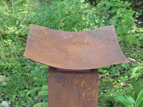 Schale Pflanzschale „SVE“ Metall Edelrost 37 x 37 cm - 3