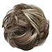 PRETTYSHOP Scrunchy Scrunchie Bun Up Do Hair Piece Hair Ribbon Ponytail Extensions Wavy Curly or Messy various/diverse colours (brown blonde mix #12H88)