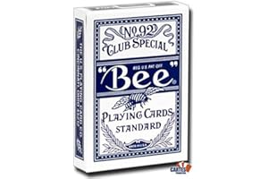 TOUR DE MAGIE US Playing Card Company Karty do pokera – BEE, niebieskie