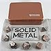 Price comparison product image Paladin Roleplaying Bronze Metal Dice - Full Polyhedral Set - Antique Finish - In Presentation Case