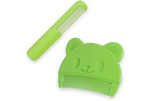 HSKRKOW 2PCS Babybürste Kopfhaut Massagebürste Baby,Baby Badebürste,Milchschorf Baby Entfernen Bürste,Weiche Borsten, Haarkamm für Baby Geeignet für Neugeborene, Baby.