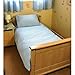 Light Blue gingham cot duvet cover & Pillowcase - 100x120cm - UK Made