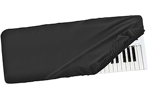 Musiin Pro Shield: Ultimate Stretch-fit Chinlon Keyboard Cover - Water & Dust Resistant, Compatible with Arturia KeyLab 49 MkII Black