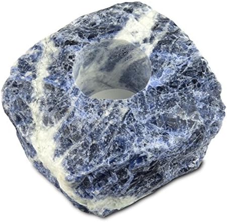 Sodalite Tea Light Holder