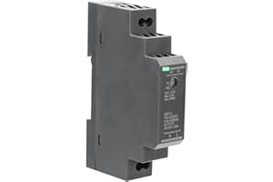 IGEYAPA Alimentatore da 12V 1.25A 15W per Montaggio su Binario DIN, Trasformatore Switching AC-DC per Illuminazione LED Industriale e Automazione HDR-15-12
