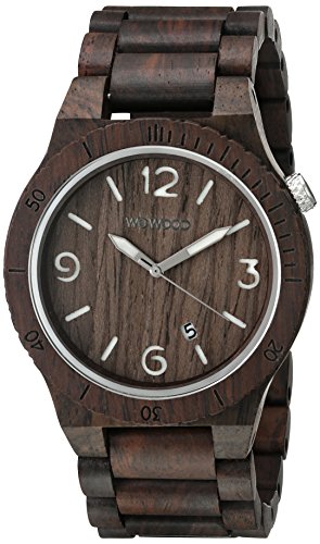 Preisvergleich Produktbild WeWood Alpha Chocolate Herren-Armbanduhr WW08001