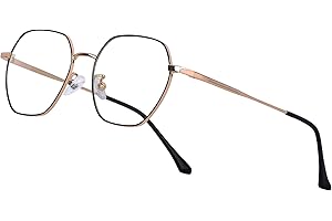 GIMDUMASA Blaulichtfilter Brille Computerbrille PC Gaming Herren Damen Brille Ohne Stärke Blue Light Blocking Glasses UV Protection