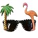 Produktbild Palm Tree und Flamingo Sonnenbrille