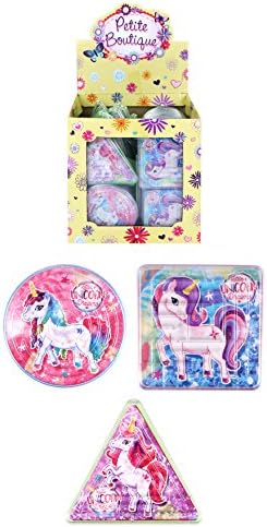 UNICORN PUZZLE MAZE 3 ASSTD SHAPES CHILDREN'S PARTY BAG FILLERS/TOYS/FAVOURS (6 Puzzle Mazes)