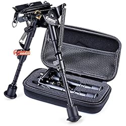 zeadio Bipied pivotant Extensible avec boîtier de Protection (15 à 23 cm / 6 à 9 Pouces)